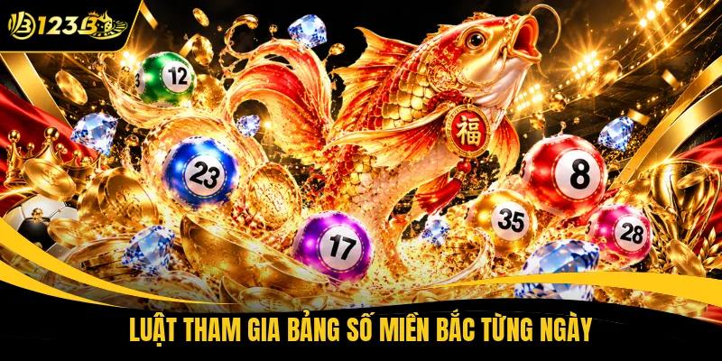 Luật tham gia bảng số miền Bắc từng ngày